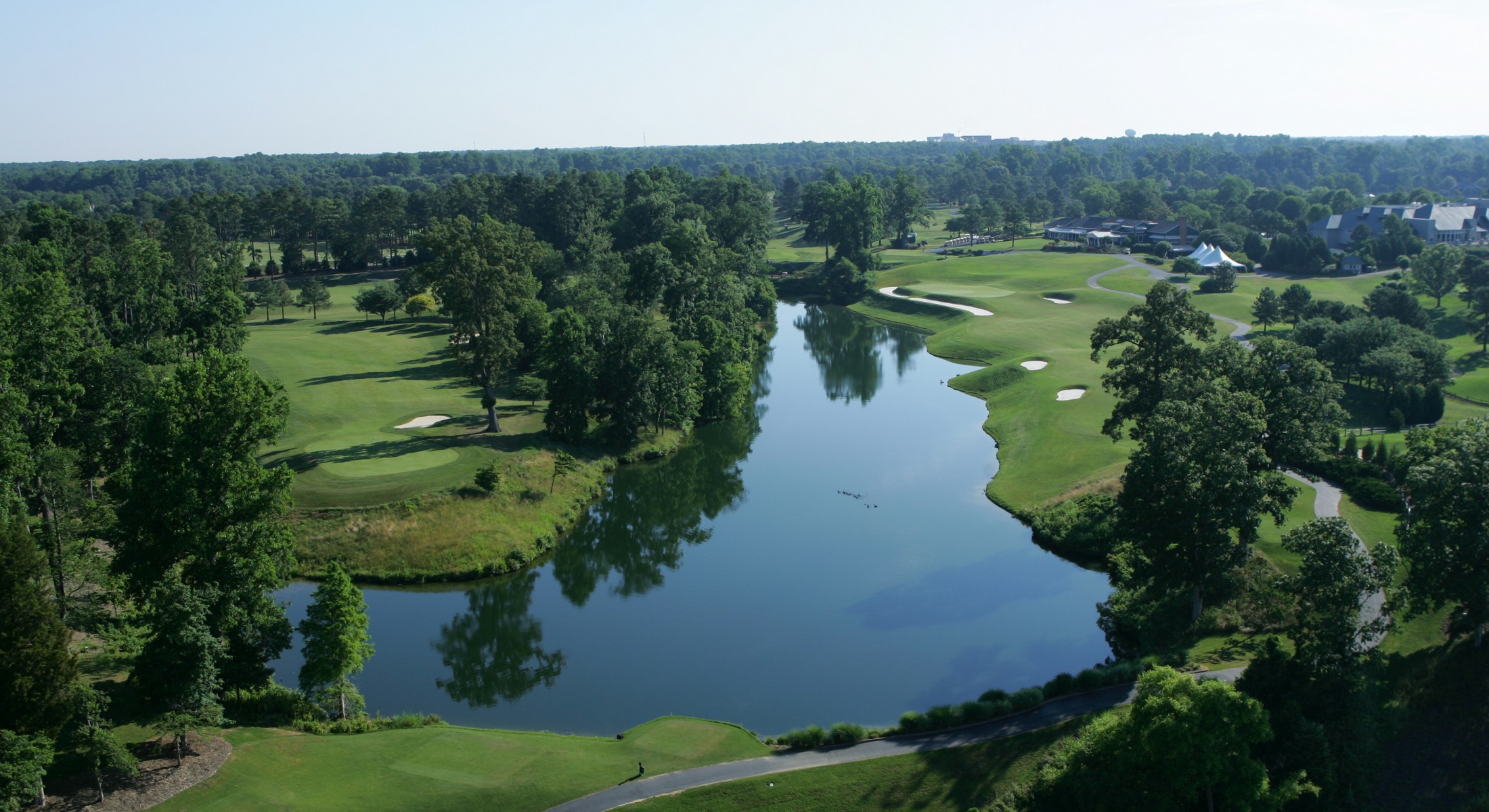 Aerial Shot of Golf Course