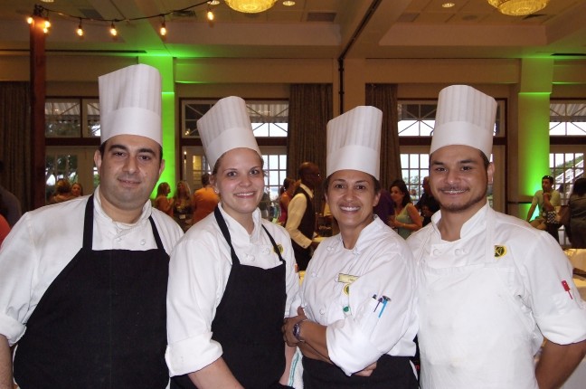 Four Chefs Posing for Photo